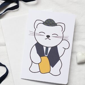 Carte double maneki neko british