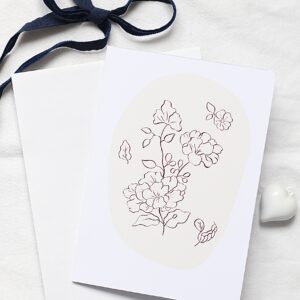 Carte double Rêve de fleur