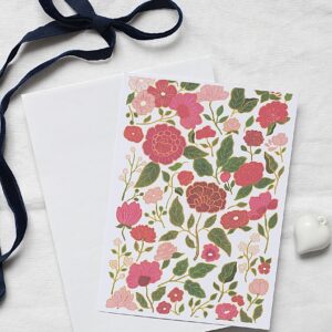 Carte postale Saigon fleurs roses