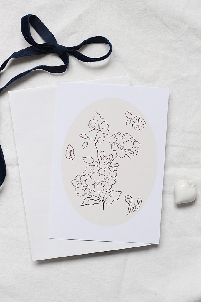 Carte postale rêve de fleur