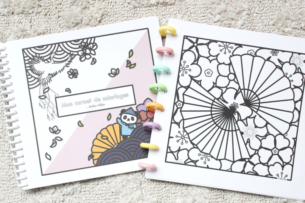Coloriages carré format cahier