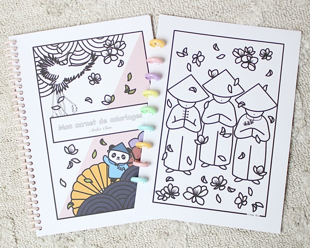 Coloriages A4 format cahier