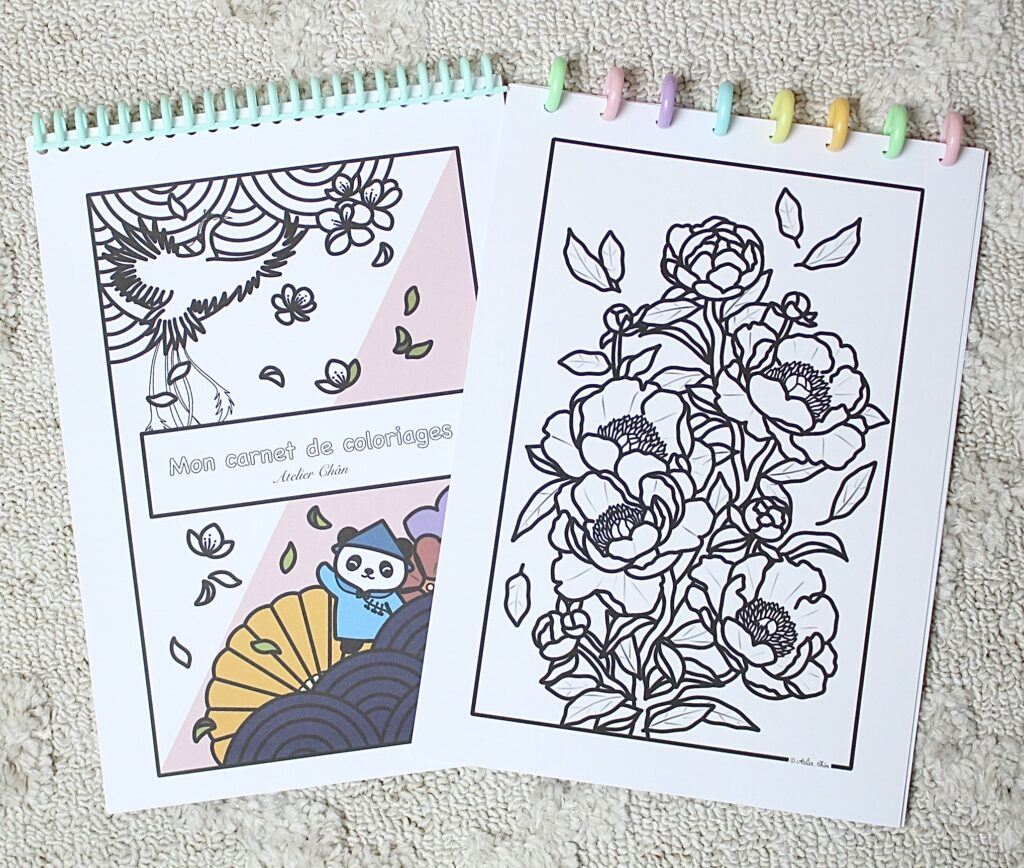 Coloriages A4 format calendrier