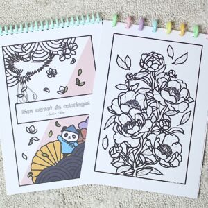 Coloriages A4 format calendrier