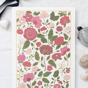 Illustration Saigon fleurs roses