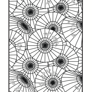 Coloriage ombrelles
