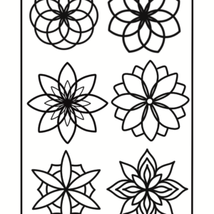 Coloriage rosaces